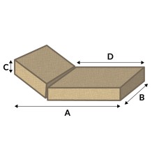 2 part sun lounger 