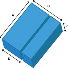 Square/Rectangle Split Mattress 