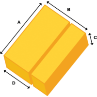 Square Rectangle Split Memory Foam Topper