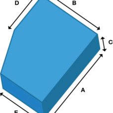 LHF Diagonal Cut Off Mattress