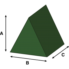 TRIANGLE FOAM CUT TO SIZE 