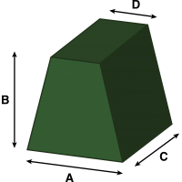 EQUAL SIDED TAPER FOAM CUT TO SIZE