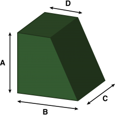 TRAPEZIUM FOAM CUT TO SIZE