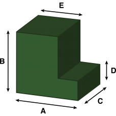 L SHAPE FOAM CUT TO SIZE