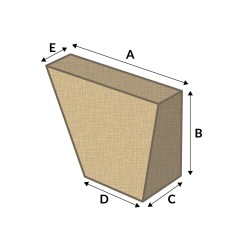LHF SLOPING WEDGE BACK 