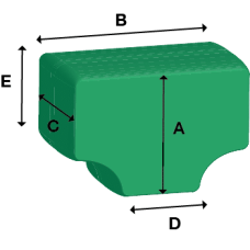 T Shape Replacement Back Cushion 